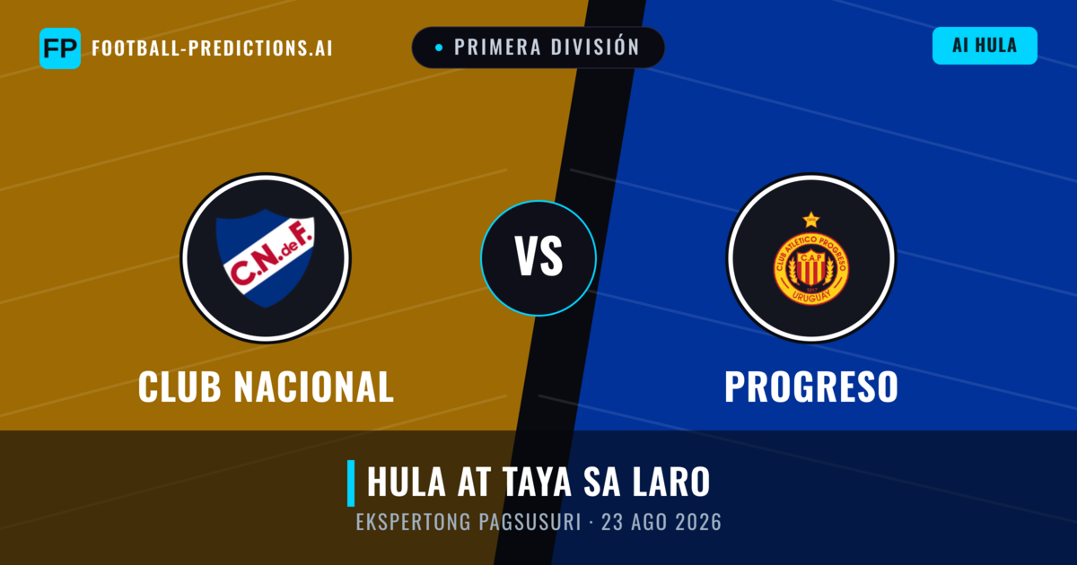 Club Nacional vs Progreso — hula at preview ng laban
