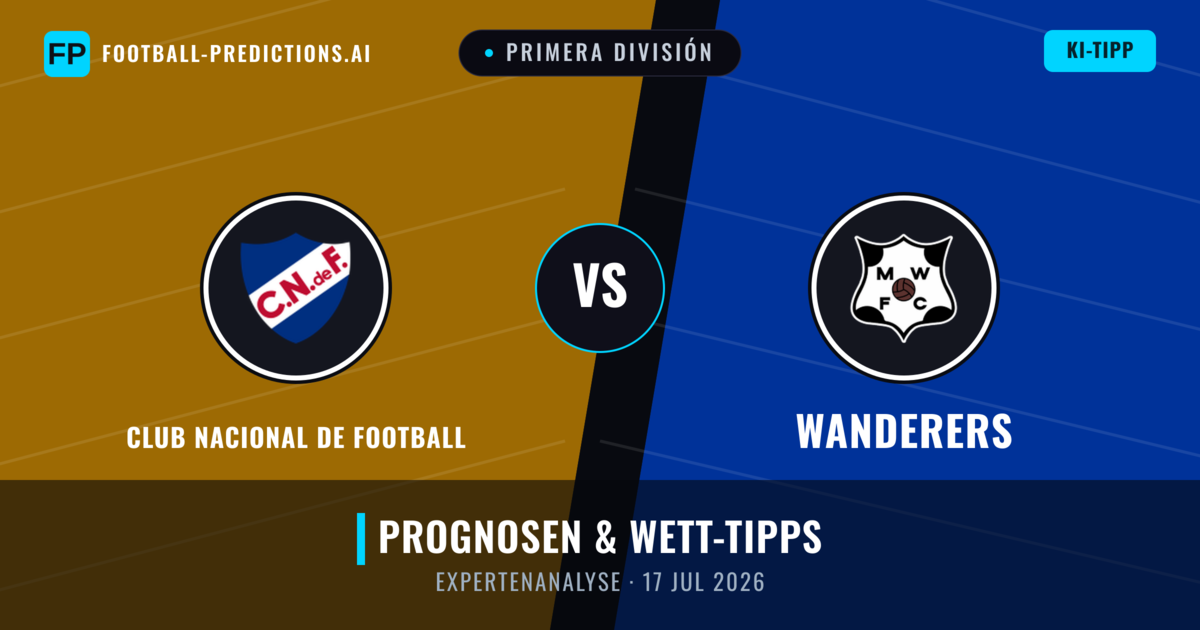 Club Nacional de Football vs Wanderers — Prognose und Spielvorschau