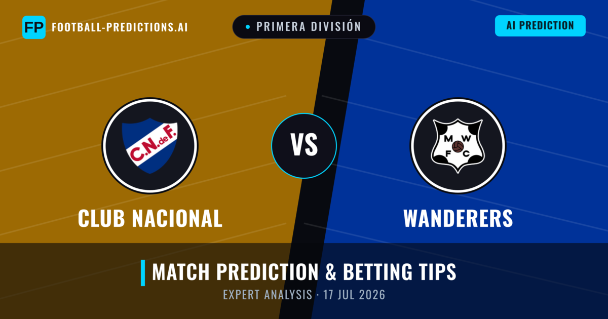 Club Nacional vs Wanderers — match prediction & preview