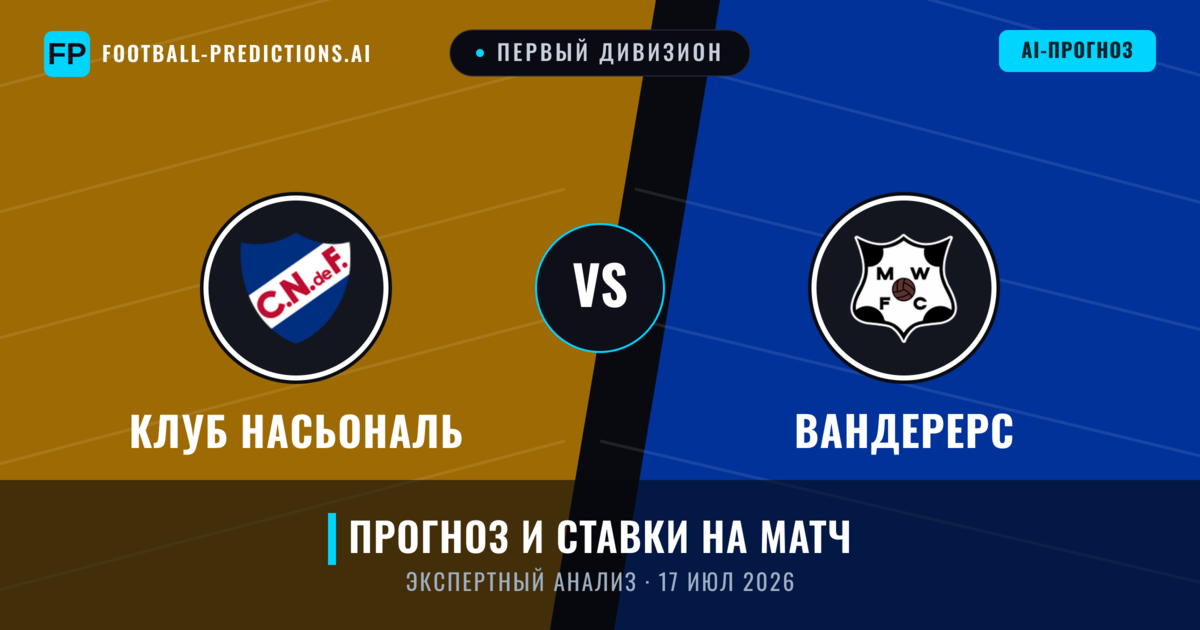 Клуб Насьональ – Вандерерс — прогноз и превью матча