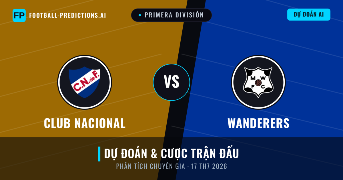 Club Nacional vs Wanderers — dự đoán và xem trước trận đấu