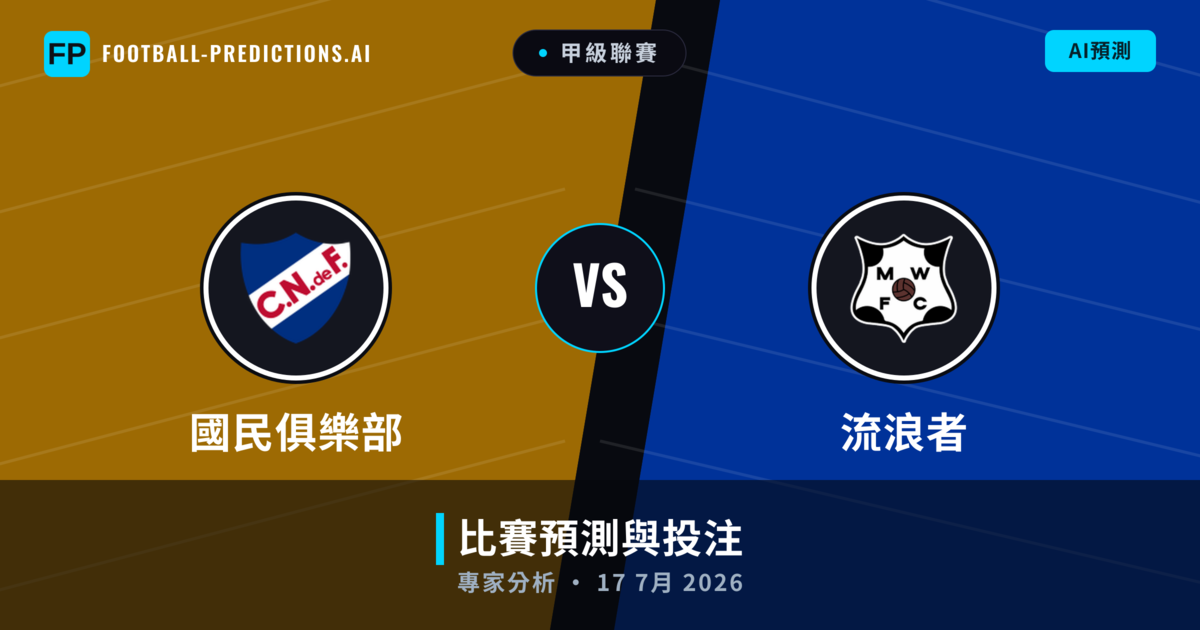 國民俱樂部 vs 流浪者 — 比赛预测和前瞻
