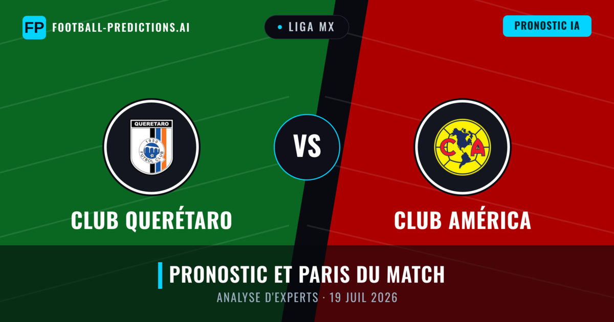 Club Querétaro vs Club América — pronostic et avant-match