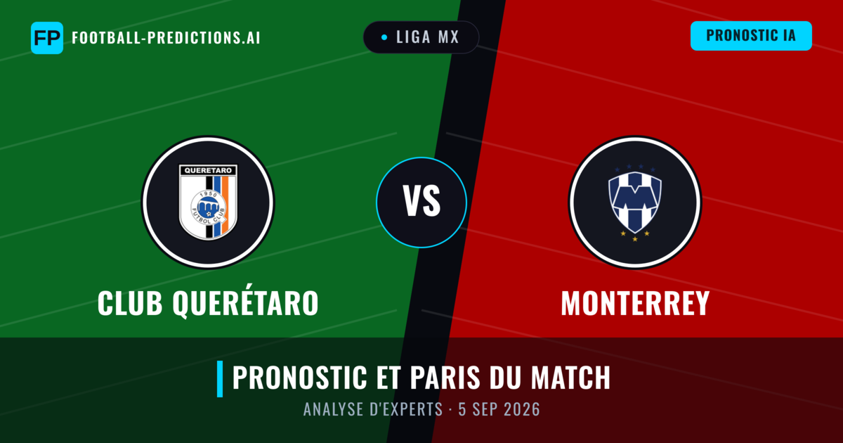 Club Querétaro vs Monterrey — pronostic et avant-match