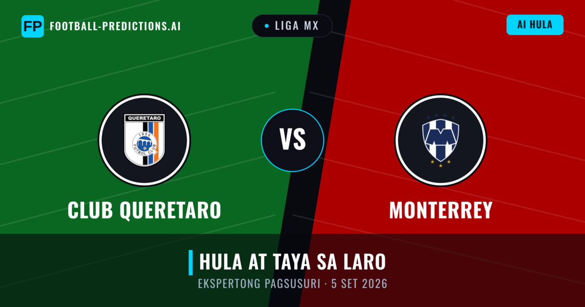 Club Queretaro vs Monterrey — hula at preview ng laban