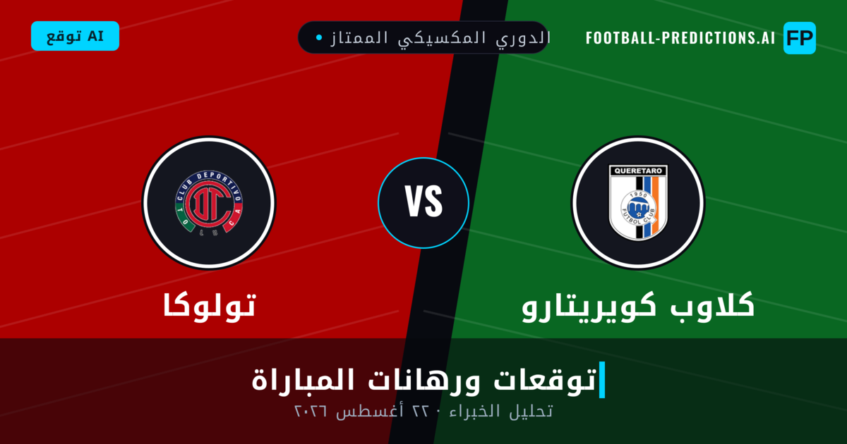 كلاوب كويريتارو ضد تولوكا — توقعات ومعاينة المباراة