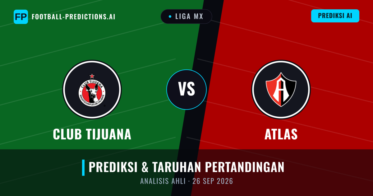 Club Tijuana vs Atlas — prediksi dan pratinjau pertandingan