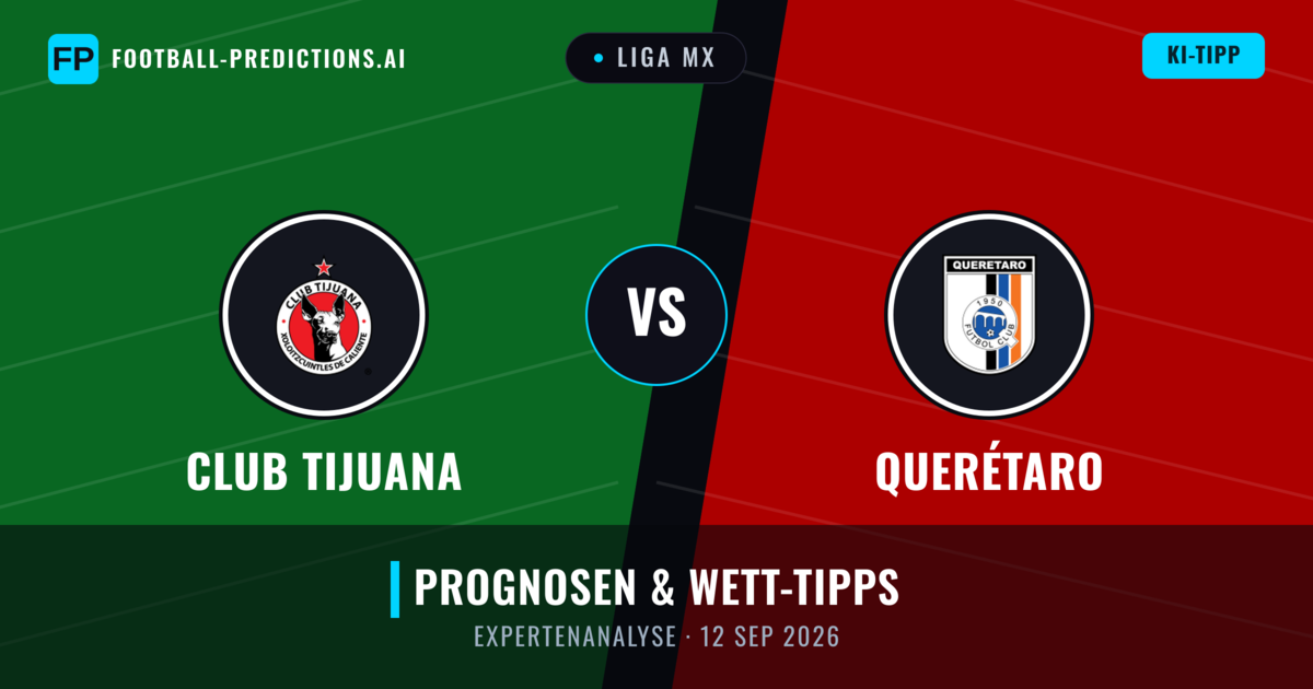 Club Tijuana vs Querétaro — Prognose und Spielvorschau