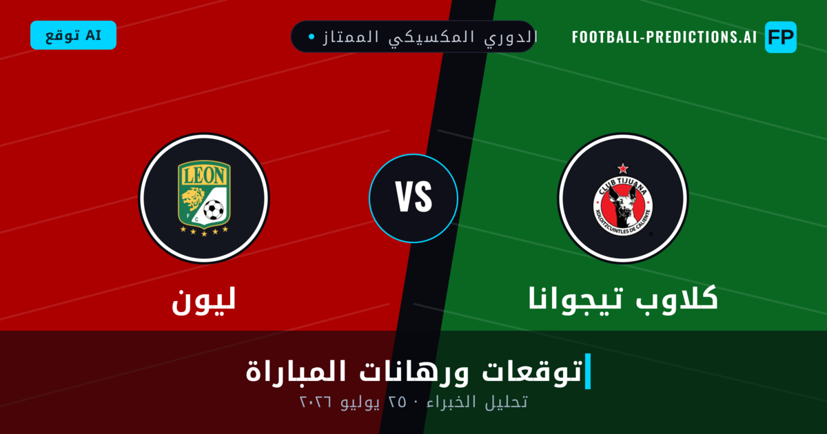 كلاوب تيجوانا ضد ليون — توقعات ومعاينة المباراة