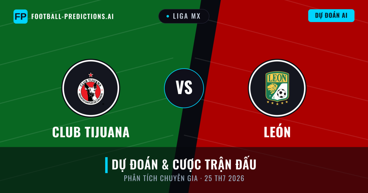 Club Tijuana vs León — dự đoán và xem trước trận đấu
