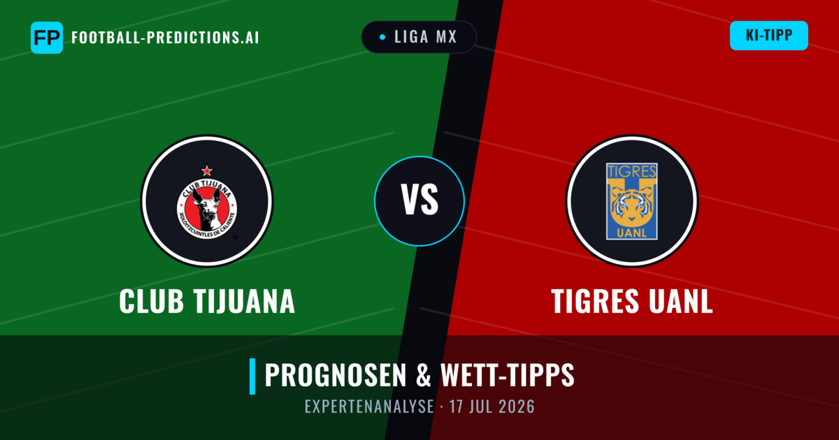 Club Tijuana vs Tigres UANL — Prognose und Spielvorschau