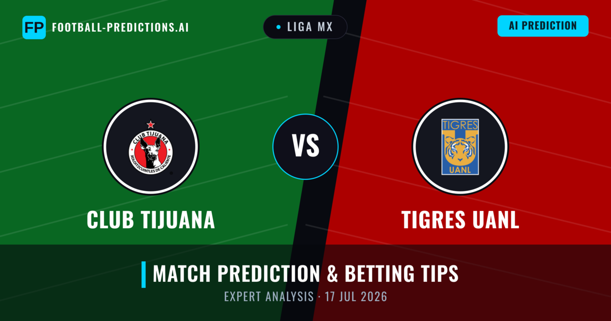 Club Tijuana vs Tigres UANL — match prediction & preview