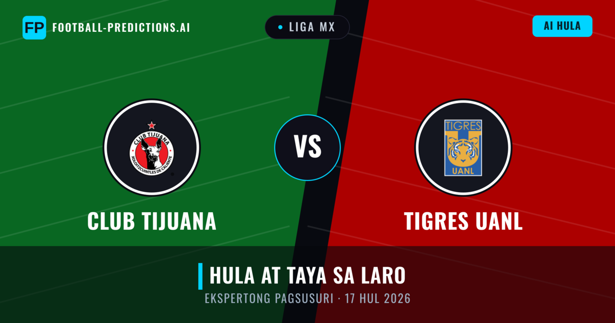 Club Tijuana vs Tigres UANL — hula at preview ng laban