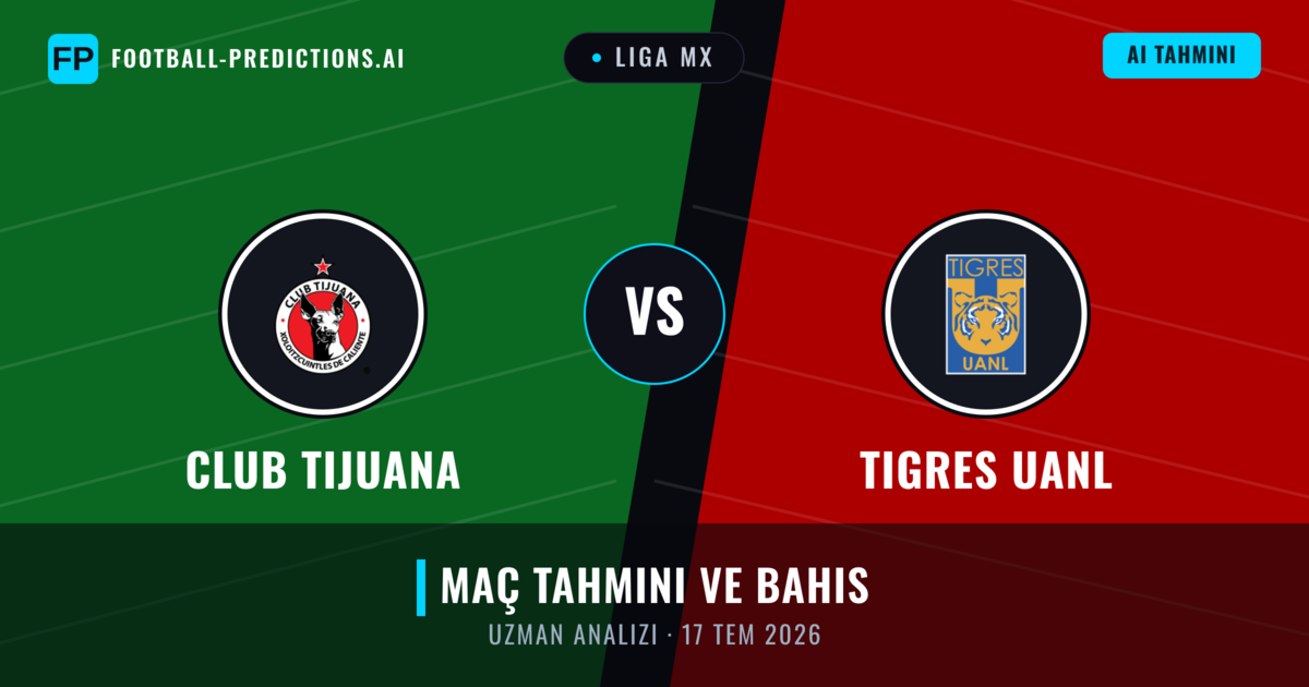 Club Tijuana - Tigres UANL — maç tahmini ve önizleme