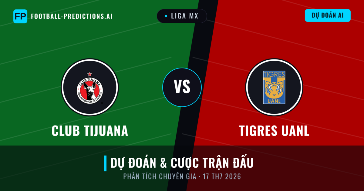 Club Tijuana vs Tigres UANL — dự đoán và xem trước trận đấu
