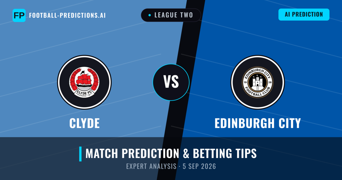 Clyde vs Edinburgh City — match prediction & preview