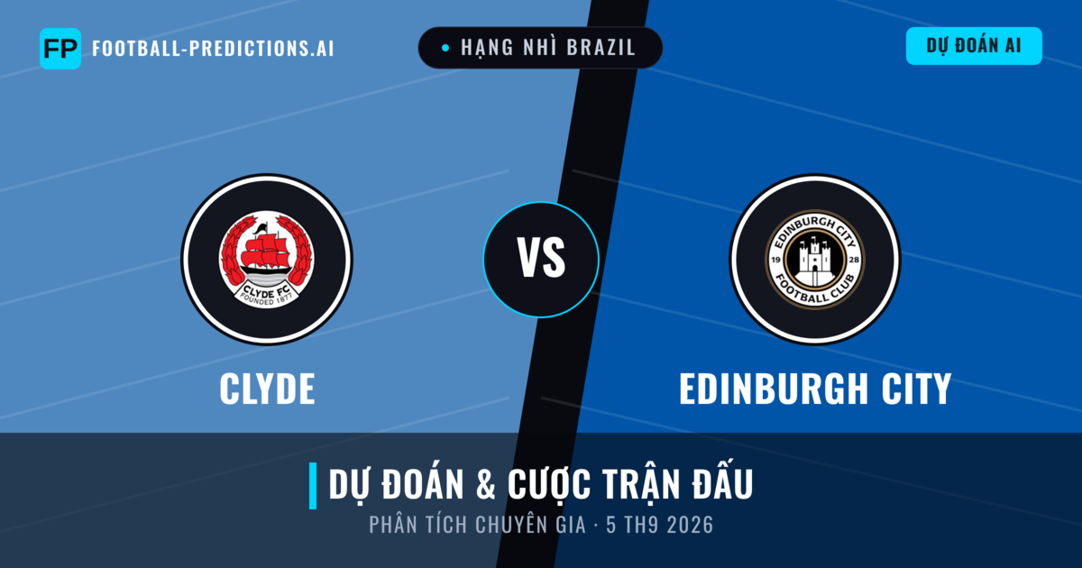 Clyde vs Edinburgh City — dự đoán và xem trước trận đấu