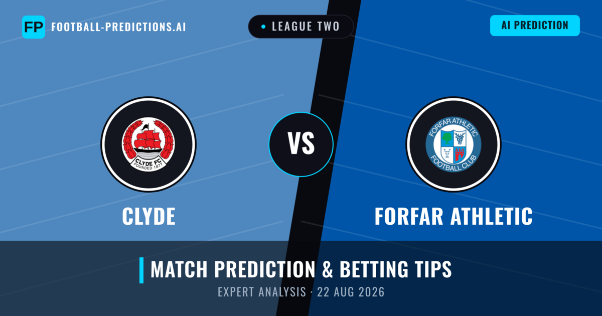 Clyde vs Forfar Athletic — match prediction & preview