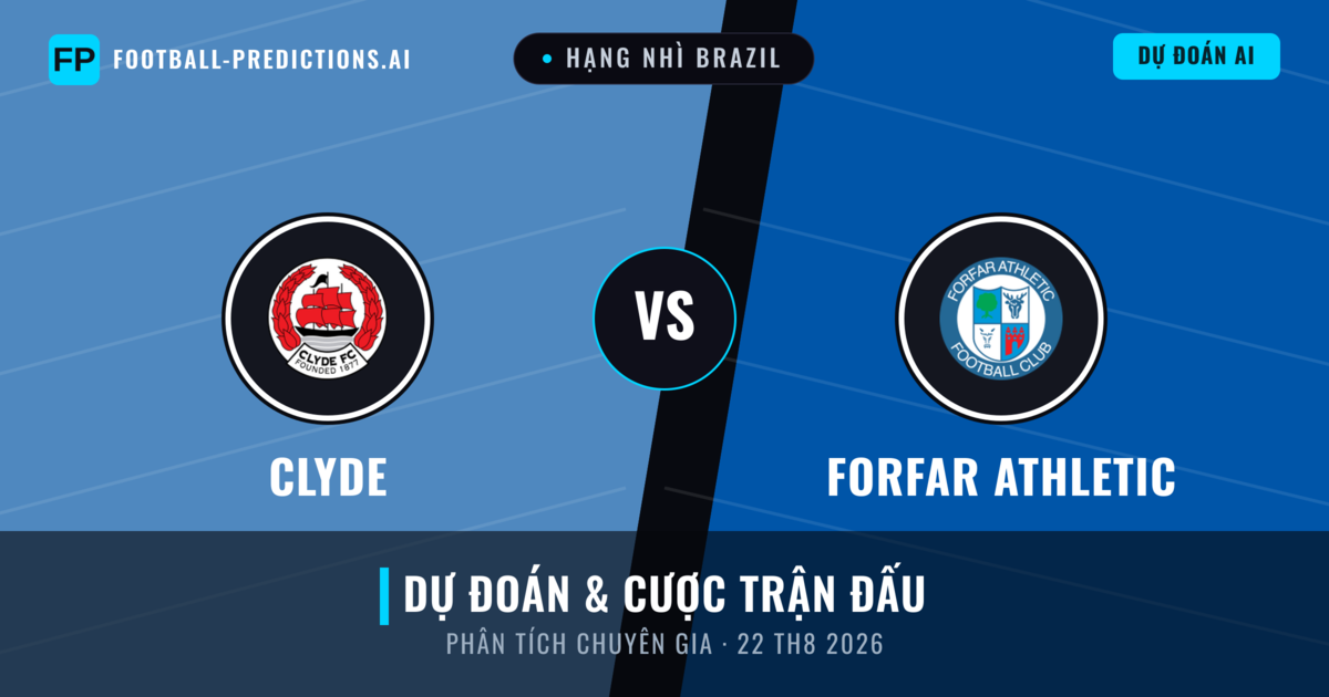 Clyde vs Forfar Athletic — dự đoán và xem trước trận đấu