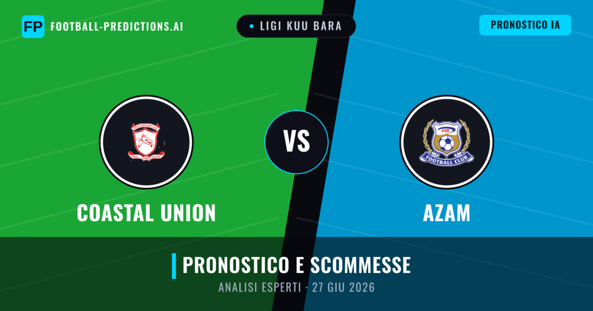 Coastal Union vs Azam — pronostico e anteprima del match