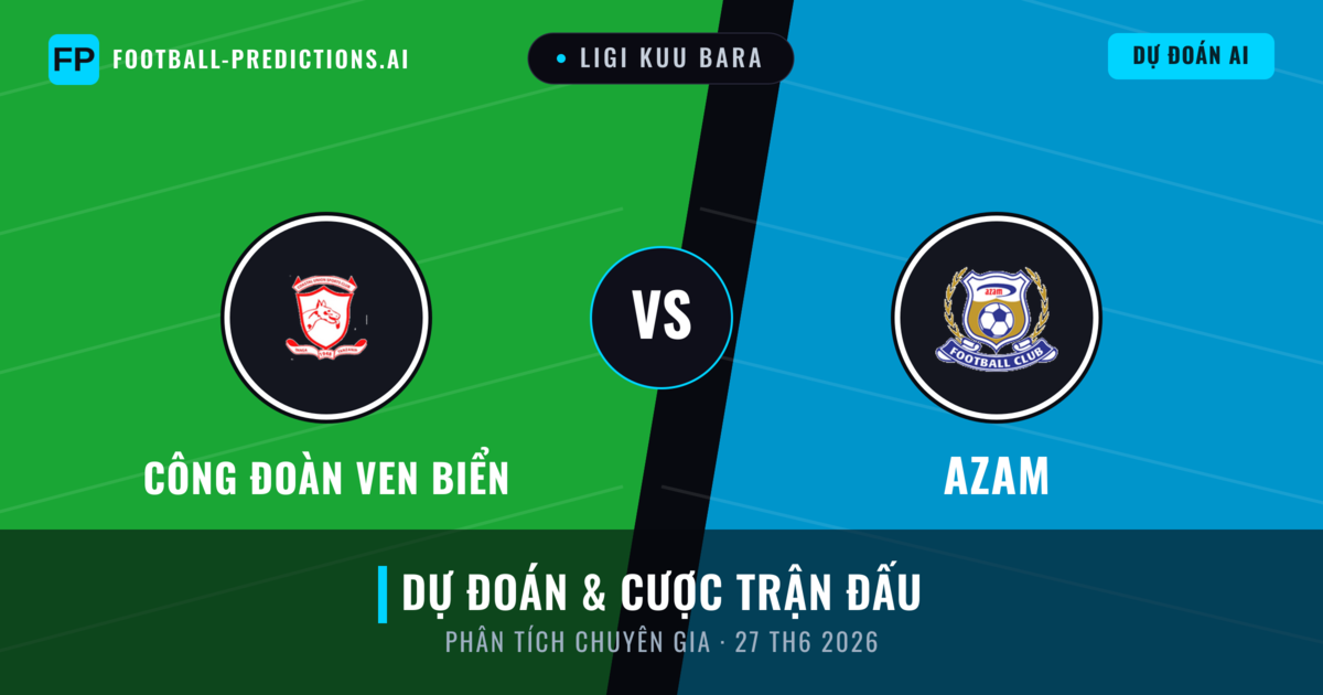 Công đoàn ven biển vs Azam — dự đoán và xem trước trận đấu