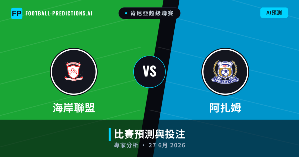 海岸聯盟 vs 阿扎姆 — 比赛预测和前瞻