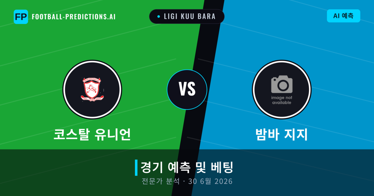 코스탈 유니언 대 밤바 지지 — 경기 예측 및 프리뷰