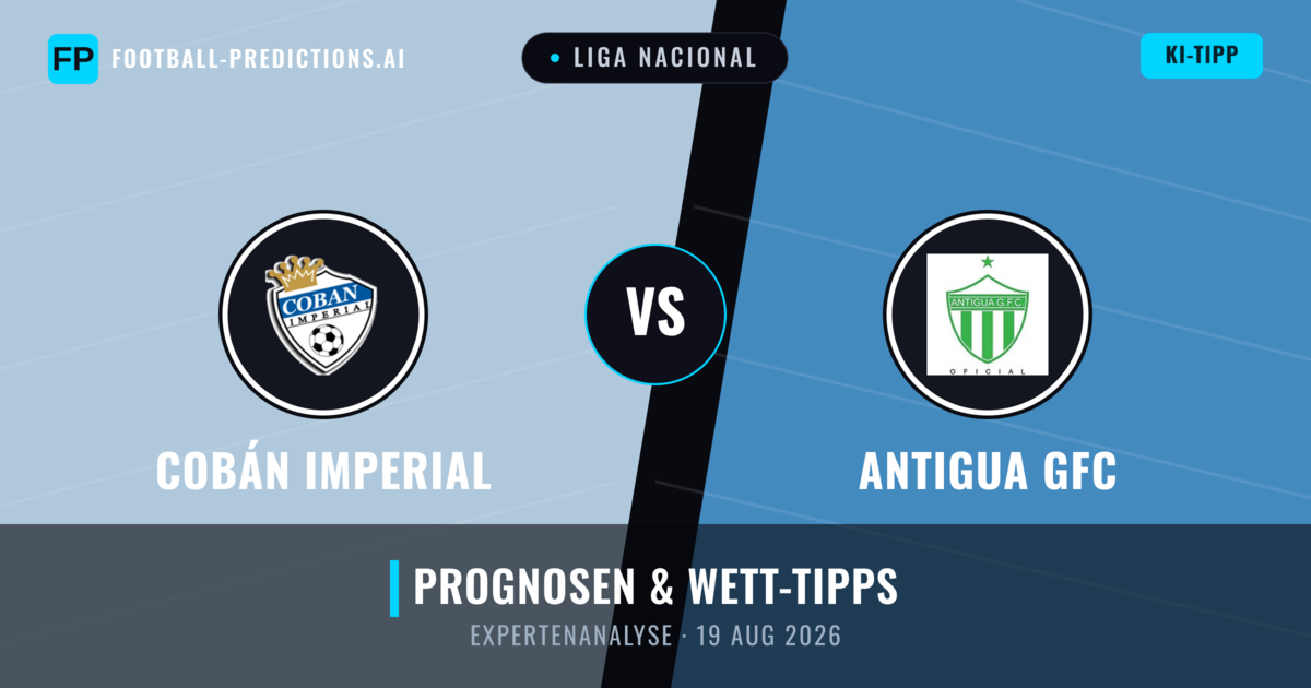 Cobán Imperial vs Antigua GFC — Prognose und Spielvorschau