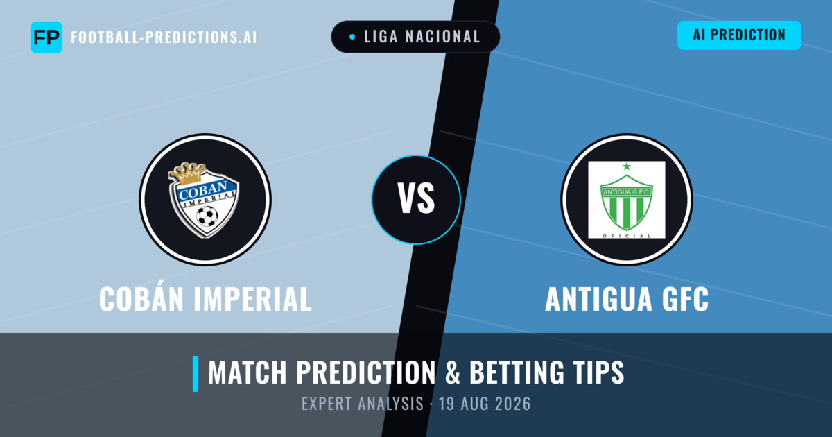 Cobán Imperial vs Antigua GFC — match prediction & preview