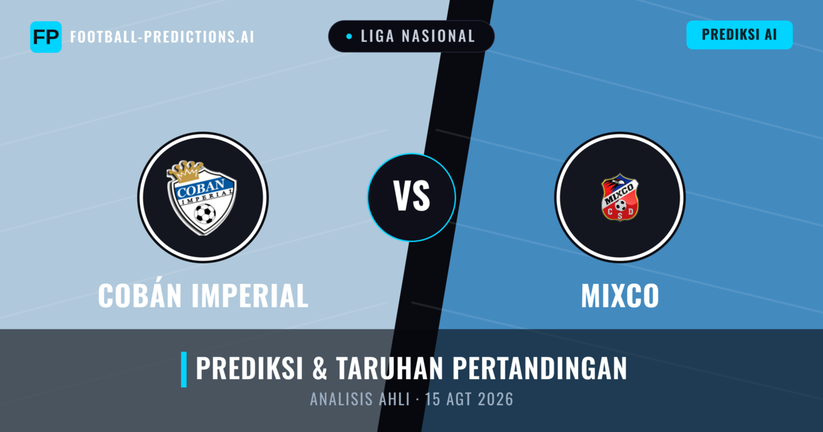 Cobán Imperial vs Mixco — prediksi dan pratinjau pertandingan