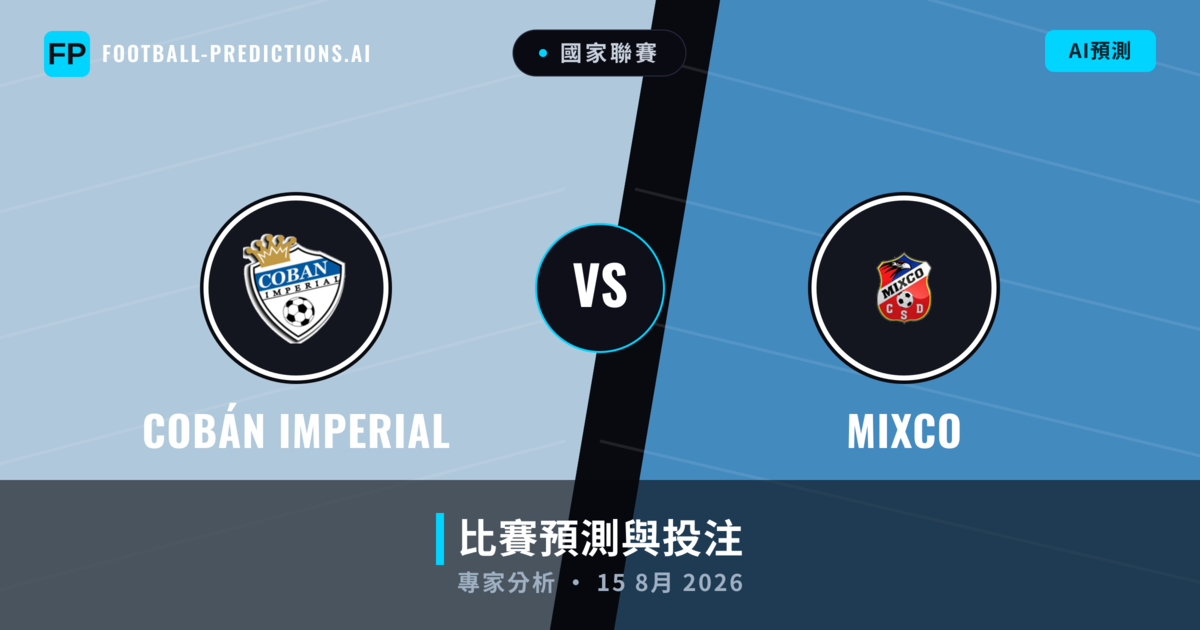 Cobán Imperial vs Mixco — 比赛预测和前瞻