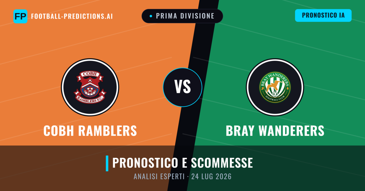 Cobh Ramblers vs Bray Wanderers — pronostico e anteprima del match