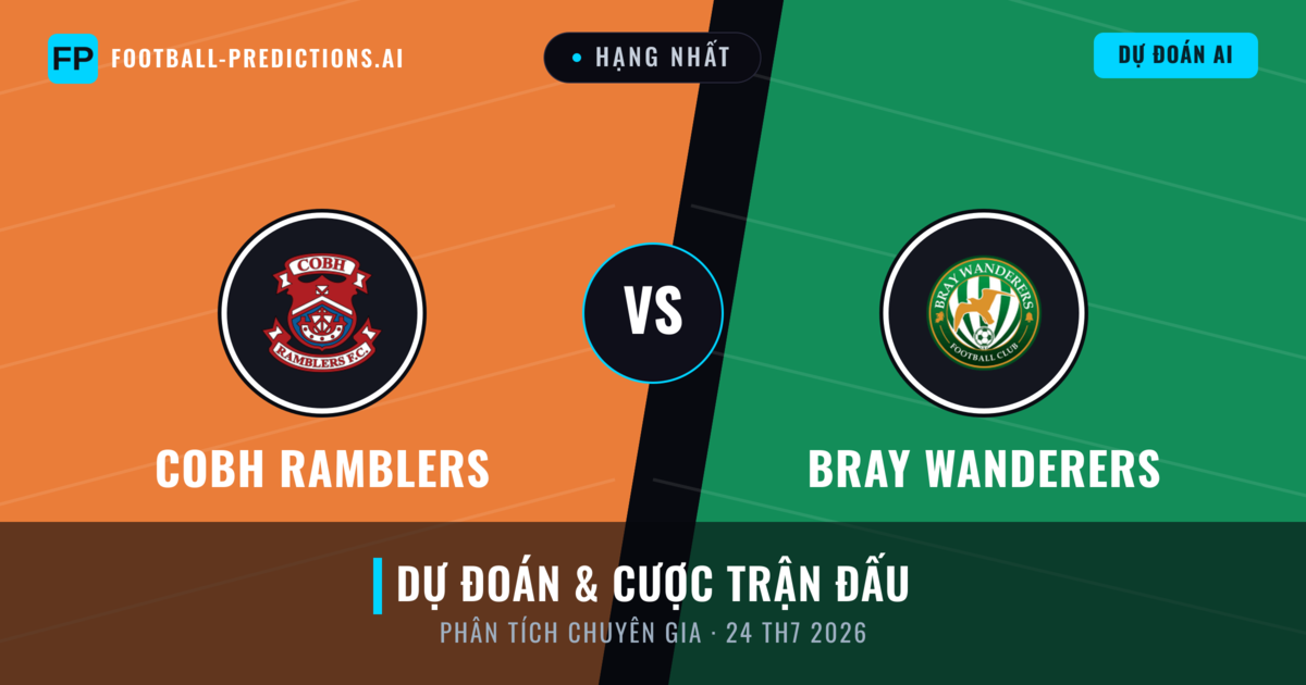 Cobh Ramblers vs Bray Wanderers — dự đoán và xem trước trận đấu