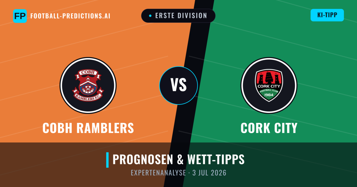 Cobh Ramblers vs Cork City — Prognose und Spielvorschau