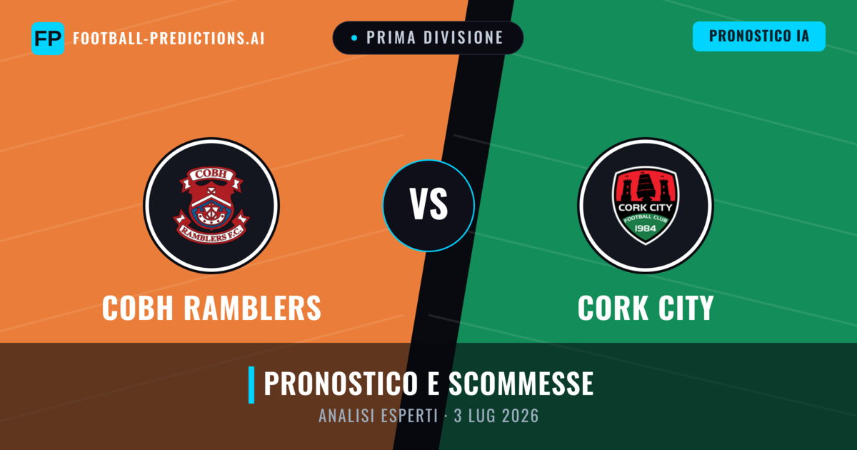 Cobh Ramblers vs Cork City — pronostico e anteprima del match