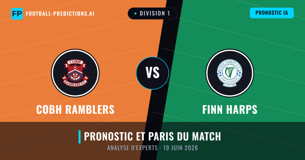 Cobh Ramblers vs Finn Harps — pronostic et avant-match