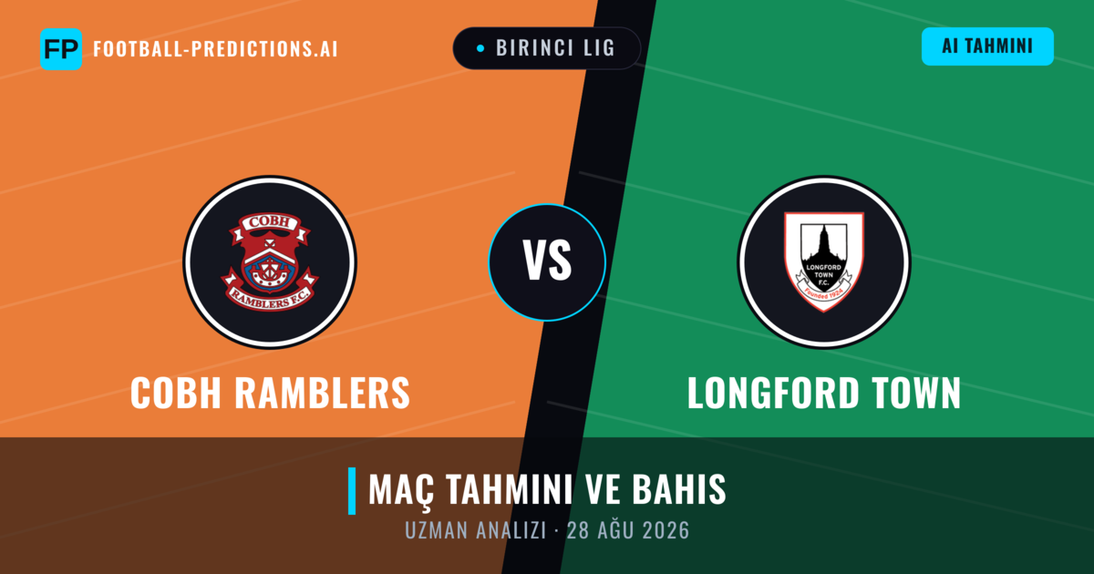 Cobh Ramblers - Longford Town — maç tahmini ve önizleme