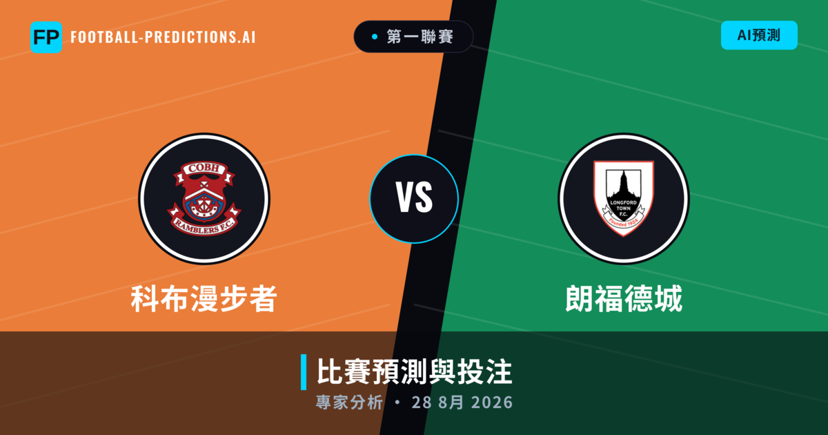 科布漫步者 vs 朗福德城 — 比赛预测和前瞻