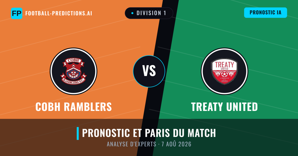 Cobh Ramblers vs Treaty United — pronostic et avant-match