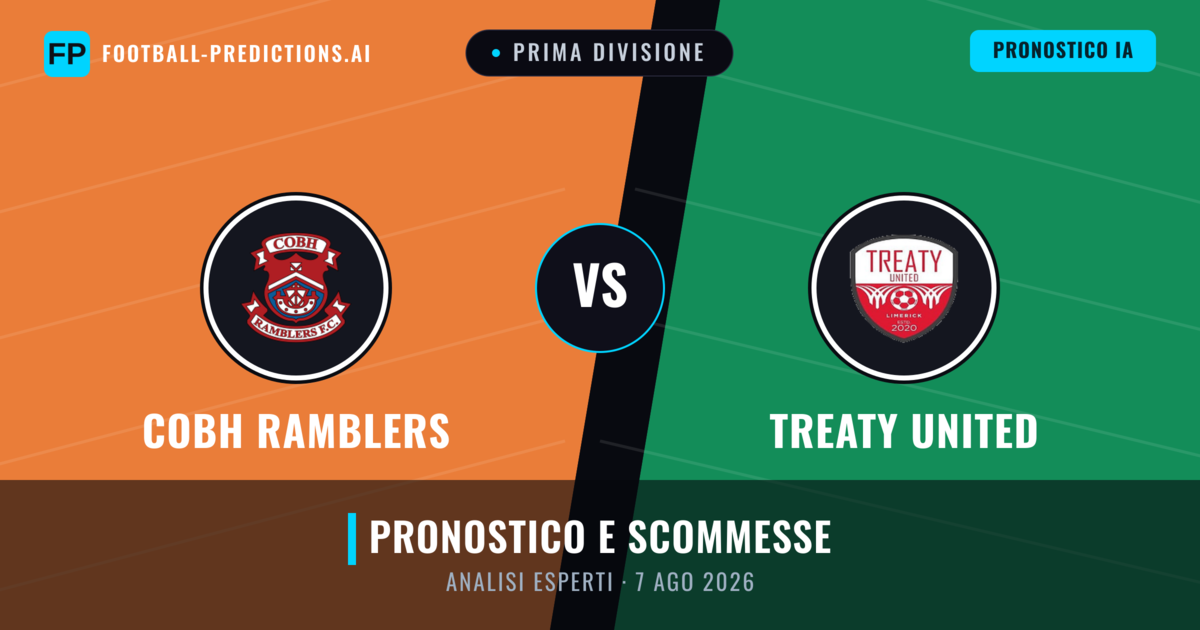 Cobh Ramblers vs Treaty United — pronostico e anteprima del match
