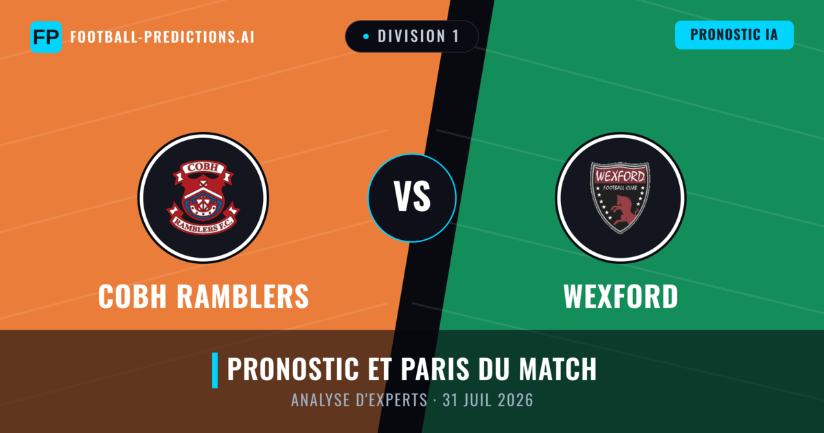 Cobh Ramblers vs Wexford — pronostic et avant-match