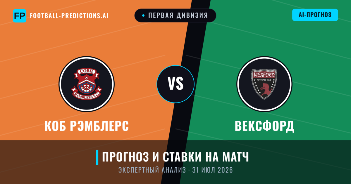 Коб Рэмблерс – Вексфорд — прогноз и превью матча