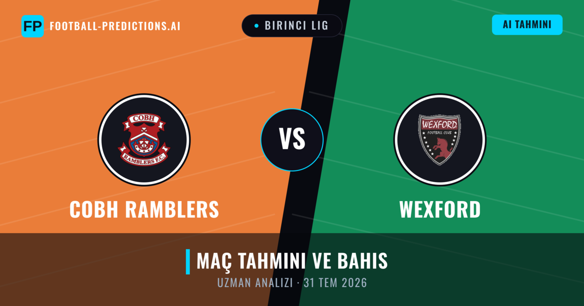 Cobh Ramblers - Wexford — maç tahmini ve önizleme