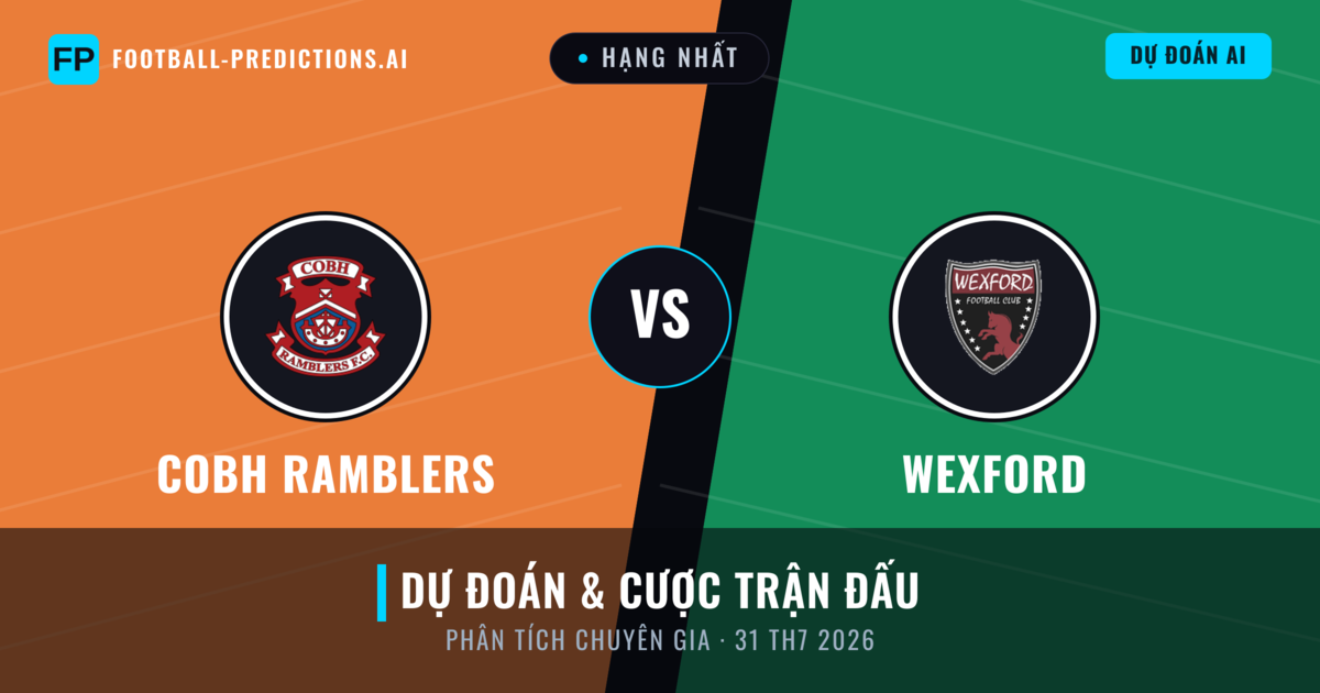 Cobh Ramblers vs Wexford — dự đoán và xem trước trận đấu