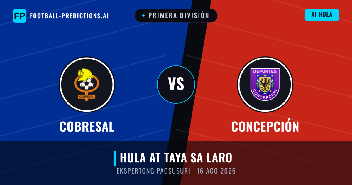 Cobresal vs Concepción — hula at preview ng laban