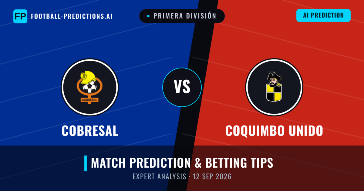Cobresal vs Coquimbo Unido — match prediction & preview