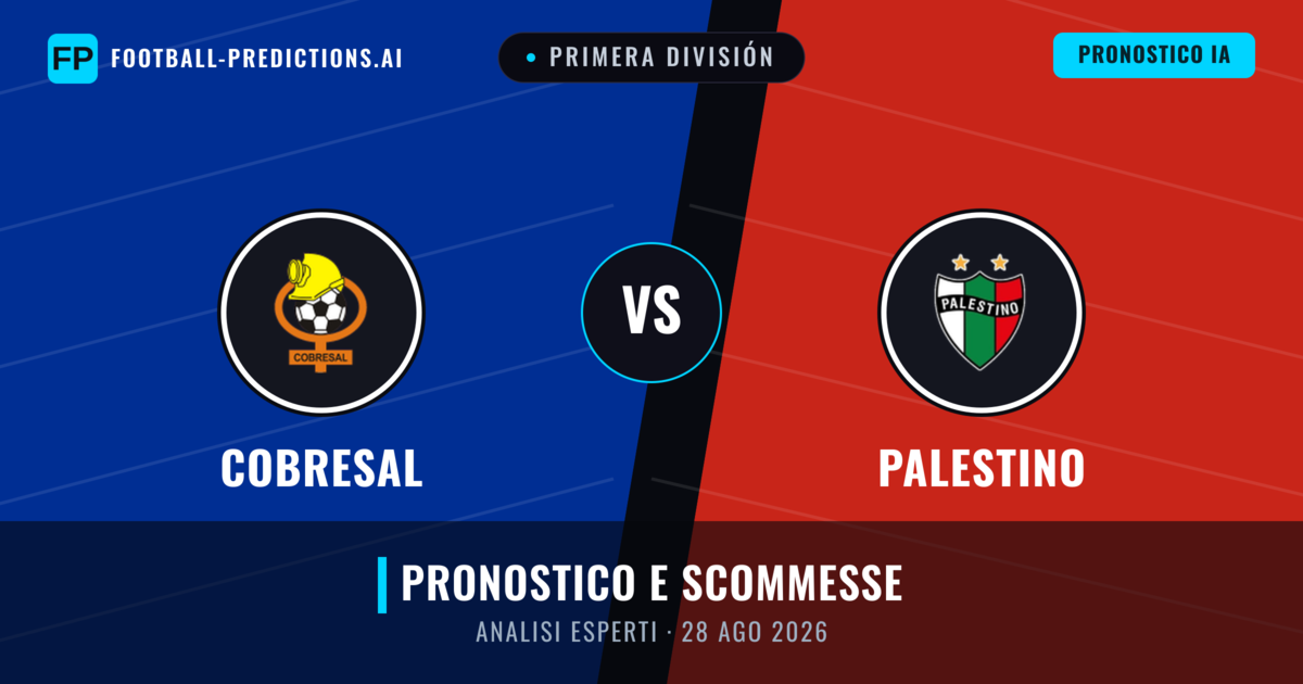 Cobresal vs Palestino — pronostico e anteprima del match