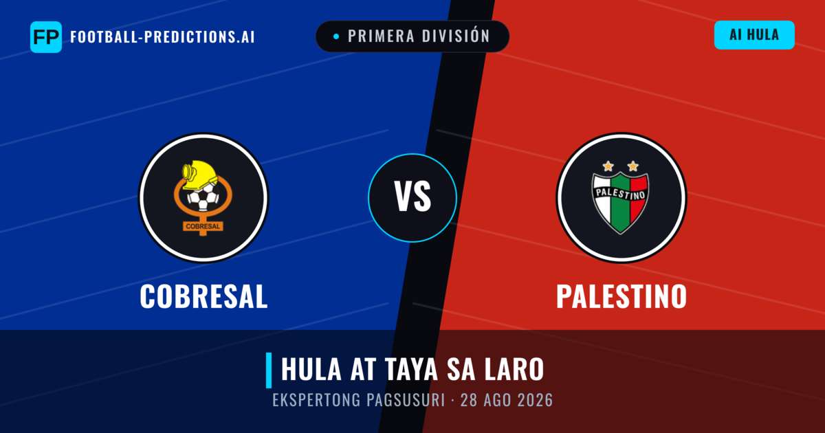 Cobresal vs Palestino — hula at preview ng laban