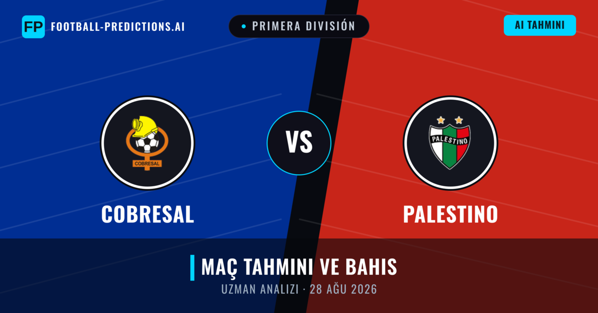 Cobresal - Palestino — maç tahmini ve önizleme