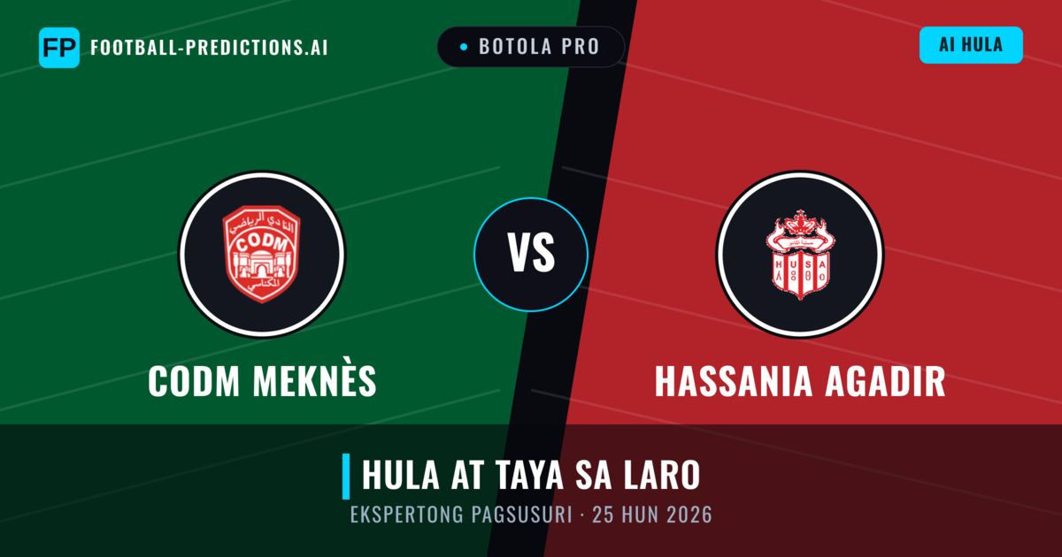 CODM Meknès vs Hassania Agadir — hula at preview ng laban